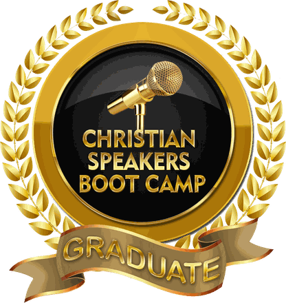 Christian Speakers Boot Camp Graduate